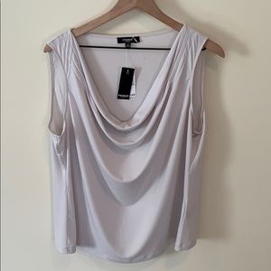 Premise Woman drape neck sleeveless blouse